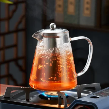 GIANXI Glass Teapot Chinese Kungfu Tea Pu 'er Tea Set High-quality Convenient Coffee Tea Cup Tea Water Separation Brewing Teapot