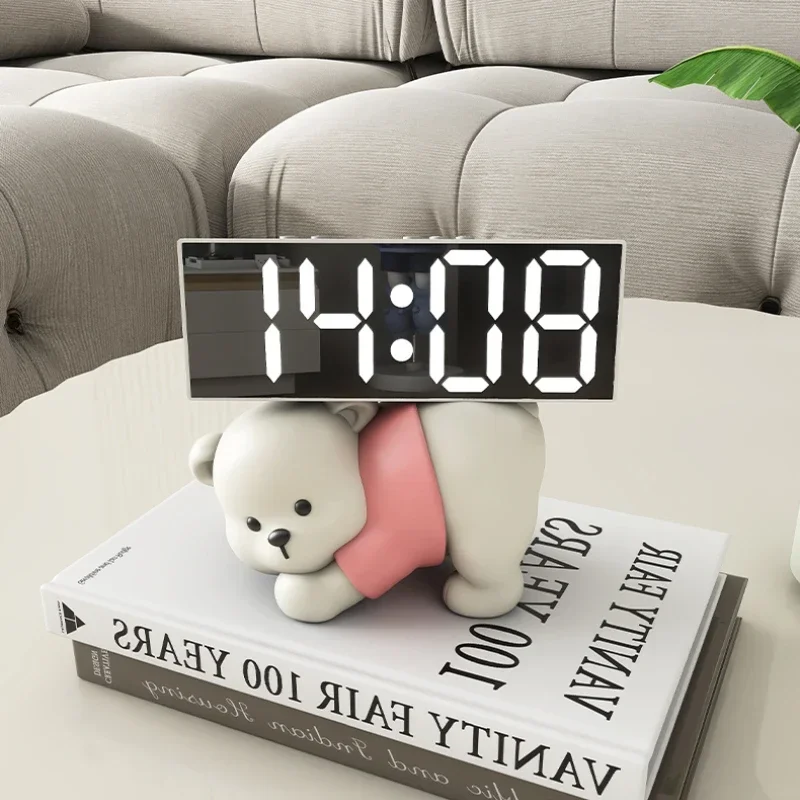kf-Sc06c1d1d3bd34447a63f5eb30a1be438N-Digital-Alarm-Clock-Cute-Bear-Resin-Statue-Ornaments-Animal-Sculptures-Desktop-Electronic-Clock-Decoration-Living-Room